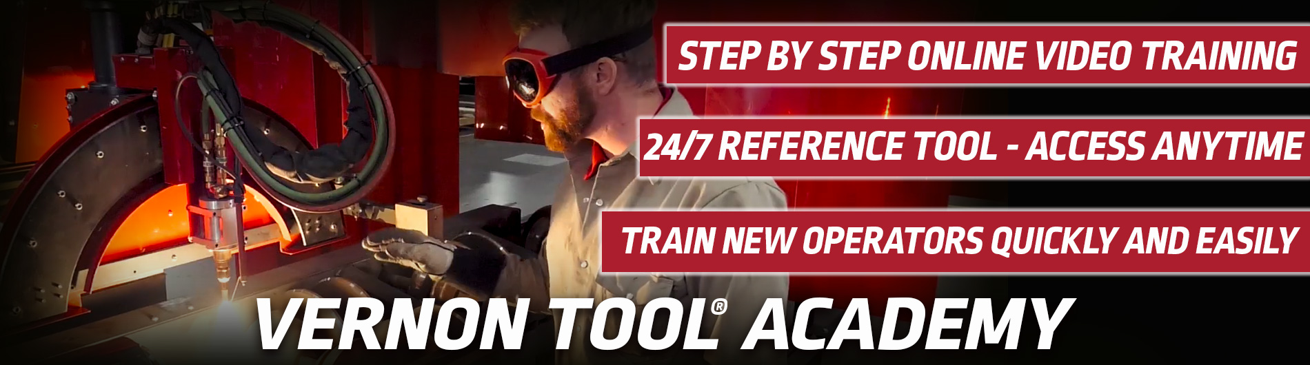 Vernon Tool Academy - 24/7 Online Virtual Video Training for the Vernon Tool Machines